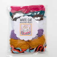 White Cat Needlepoint Starter Kit