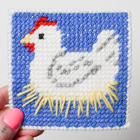 Chill Chicken Needlepoint Starter Kit