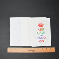 Keep Calm + Carry On Card Set