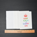 Keep Calm + Carry On Card Set