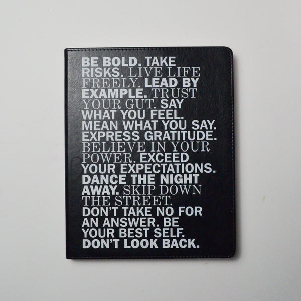 Black + White Eccolo Be Bold Lined Notebook Default Title