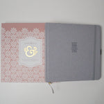 Archer & Olive Gray Square Lined Journal in Gift Box