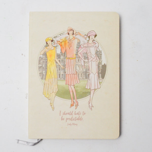 "I Should Hate to Be Predictable" Downton Abbey Lined Journal