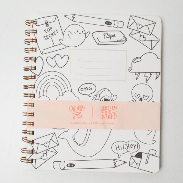 Calliope x Shorthand So Cute Coloring Notebook