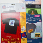 Dark Fabric Transfer Paper Bundle - 4 Packs Default Title