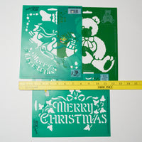 Christmas Stencil Bundle - Set of 3