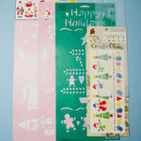 Christmas Stencil Bundle - Set of 5