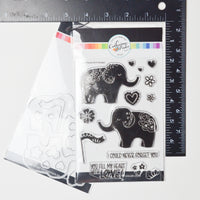 Catherine Pooler Love-A-Phants Clear Stamps + Die Set