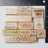 Greeting Card Stamp Bundle - Set of 13