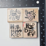 Stampin' Up! Greeting Card Stamp Bundle - Set of 4