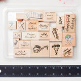 Card + Music Themed Stamp Bundle - Set of 20