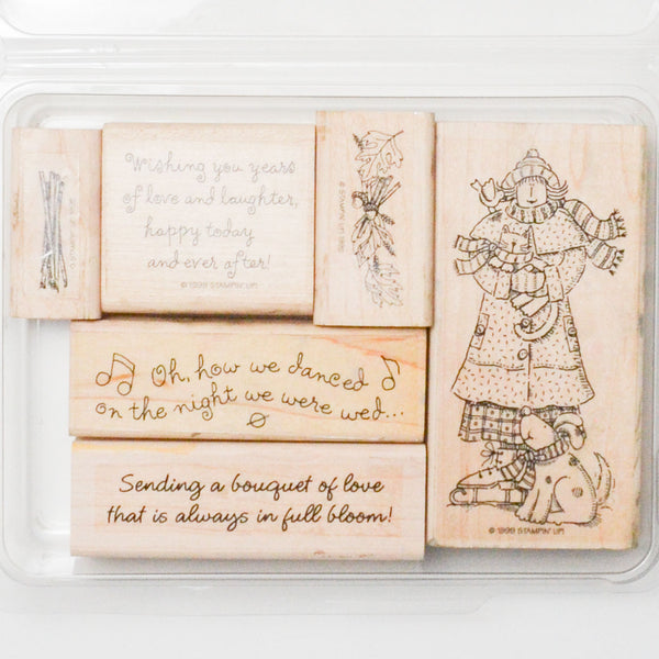 Wedding Themed Stamp Bundle - Set of 6