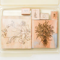 Floral Themed Stamps - Set of 6