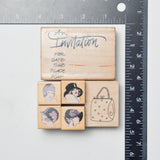 Party + Fashion Themed Stamps - Set of 6