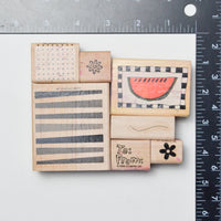 Patterned Stamp Set - Set of 7