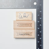 Message Stamps - Set of 3