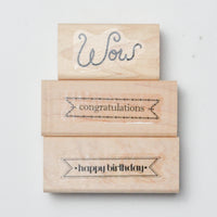 Message Stamps - Set of 3