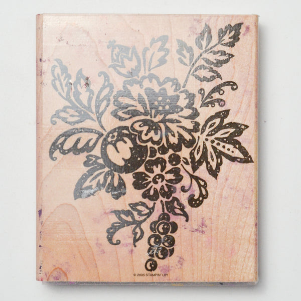 Damask Floral Large Stamp