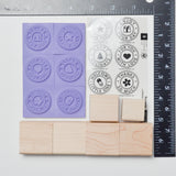 Circular Card Stamp Set