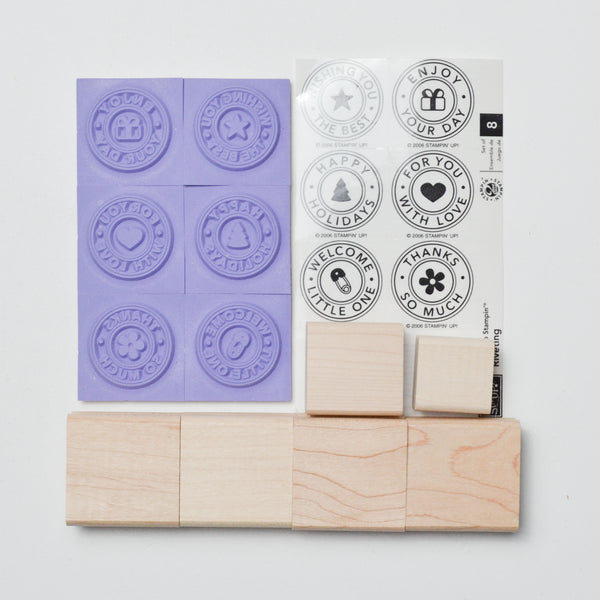 Circular Card Stamp Set