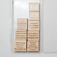 Stampin' Up! Versatile Verses Stamps - Set of 8