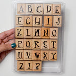 Stampin' Up! Quirky Alphabet Uppercase Stamp Set