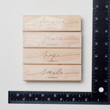 Cursive Word Stamps - Set of 4