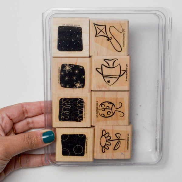 Sketchy Stamp Set - Set of 8