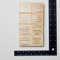 Message Stamps - Set of 8