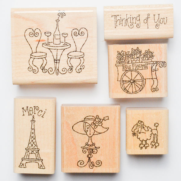 French Twist Stamps - Set of 6