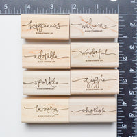 Stampin' Up! Warm Words Stamps - Set of 8