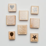 Message Stamps - Set of 8