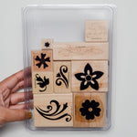 Floral Stamps - Set of 9