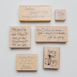 Message Stamps - Set of 6