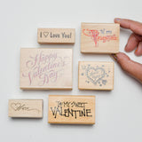 Valentines Day Stamps - Set of 6