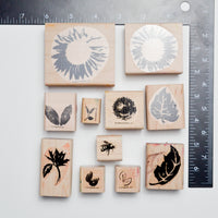 Leaf + Floral Stamps - Set of 11