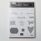 Stampin' Up! Takeout Treats Clear Mount Stamp + Die Set