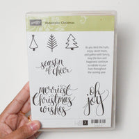 Stampin' Up! Watercolor Christmas Stamp Set