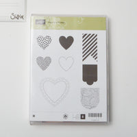 Stampin' Up! Hearts a Flutter Stamp + Die Set