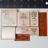 Stampin' Up! Parlez-Vous Francais? Rubber Stamps - Set of 6