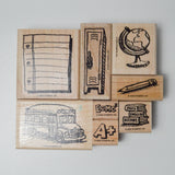 Stampin' Up! It's Academic Rubber Stamps- Set of 8