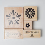 Floral Stamps - Set of 5