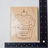 Stampin' Up! Simple Birthday Thanks Rubber Stamp