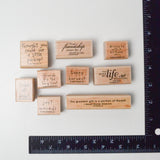 Card Stamp Bundle - Set of 9