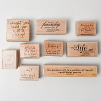 Card Stamp Bundle - Set of 9