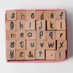 Tiny Lowercase Alphabet Stamp Set