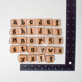 Stampin' Up! Alphabet Attitude Lowercase Rubber Stamps - Set of 28