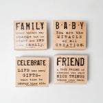 Stampin' Up! That's Nice Rubber Stamps - Set of 4