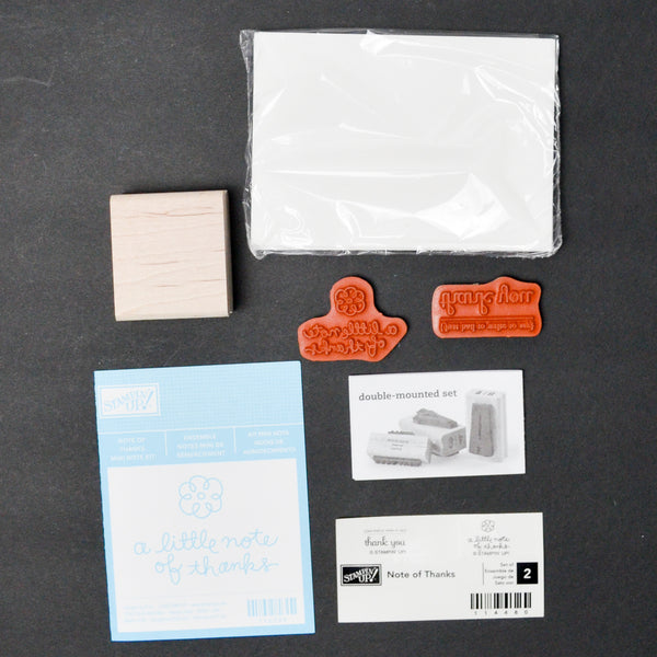 Stampin Up! Thank You Stamp Bundle