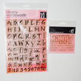 Alphanumeric Clear Stamp Set